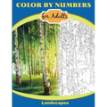 Color by Numbers for Adults: Landscapes: Extreme Color by Numbers - Intermediate to Advanced