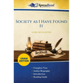 Society as I Have Found It (Cram Edition)