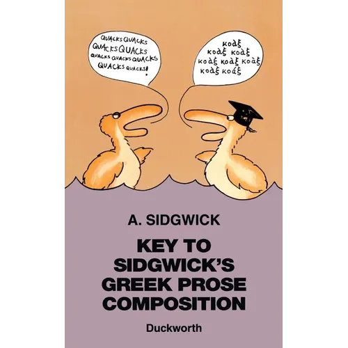 Key to Sidgwick's Greek Prose Composition