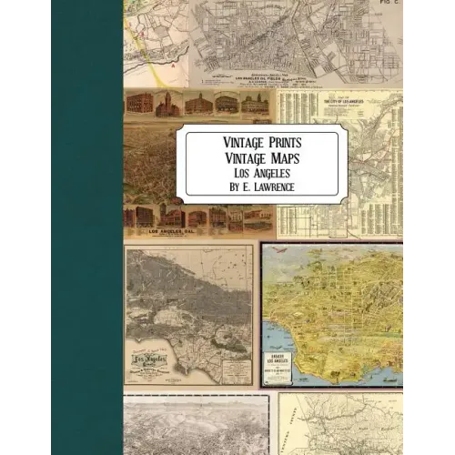 Vintage Prints: Vintage Maps: Los Angeles
