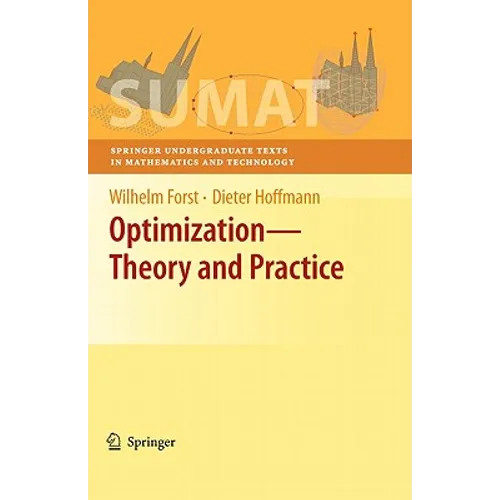 Optimization--Theory and Practice