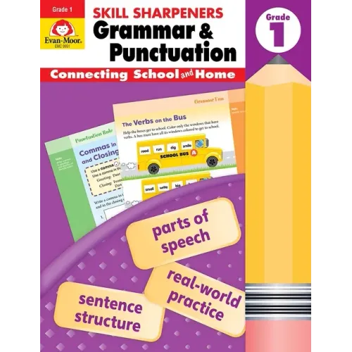 Skill Sharpeners: Grammar & Punctuation, Grade 1 Workbook