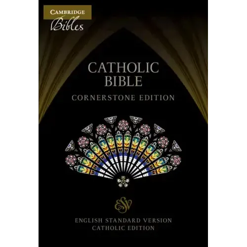 Esv-Ce Catholic Bible, Cornerstone Edition, Black Imitation Leather, Esc662: T