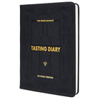 Wine Folly Wine Journal Guided Wine Tasting Notes (5" x 7" B6 Notebook) - Features 4 Step Tasting Method, Wine Color Reference Card, and Page Marker (Black)-0