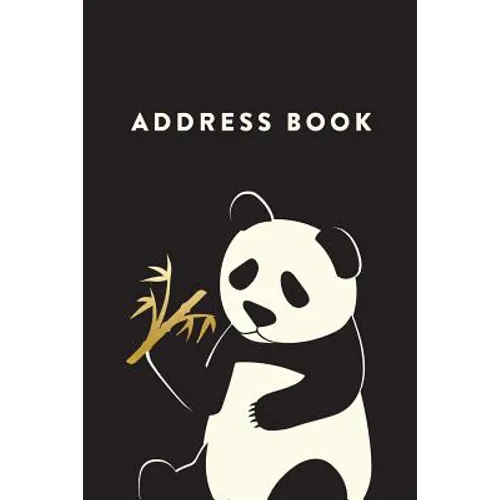 Address Book: Panda, 6x9, 130 Pages, Professionally Designed