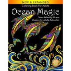 Coloring Book For Adults: Ocean Magic: Stress Relieving Ocean Designs for Adults Relaxation - Paperback