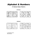 Stained Glass Alphabet and Numbers