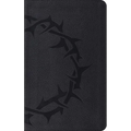 ESV Thinline Bible, Red Letter (Trutone, Charcoal, Crown Design)