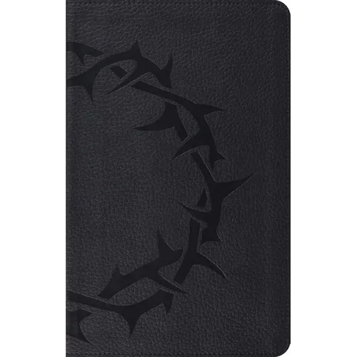 ESV Thinline Bible, Red Letter (Trutone, Charcoal, Crown Design)