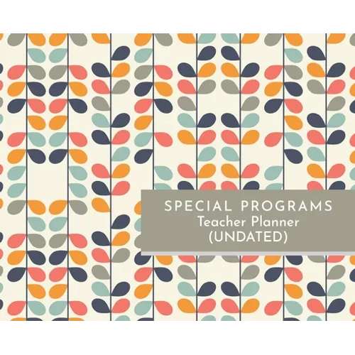 Special Programs Teacher Planner