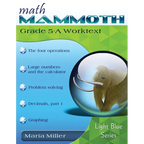 Math Mammoth Grade 5-A Worktext - Paperback