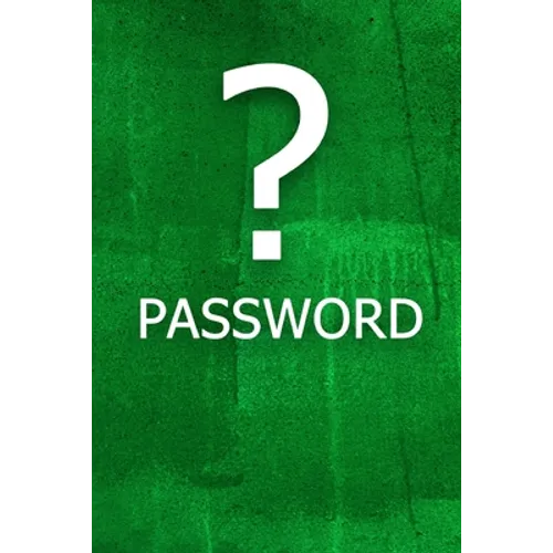? Password: The perfect book to keep all your password information together and secure with alphabetical tabs.