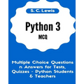 Python 3 MCQ - Multiple Choice Questions n Answers for Tests, Quizzes - Python Students & Teachers: Python3 Programming Jobs QA