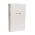 NKJV, Gift and Award Bible, Leather-Look, White, Red Letter Edition