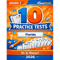 10 Florida FAST Grade 7 Math Practice Tests: The Ultimate Test Prep Collection with Answer Explanations