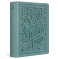 ESV Single Column Journaling Bible, Large Print (Trutone, Paris Sky, Judges 5:3 Design)