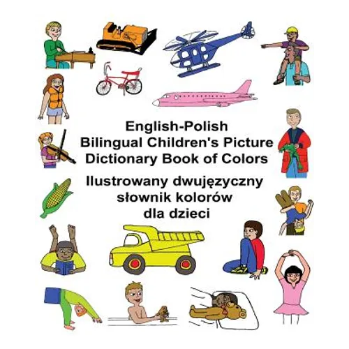 English-Polish Bilingual Children's Picture Dictionary Book of Colors