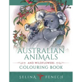 Australian Animals and Wildflowers Colouring Book