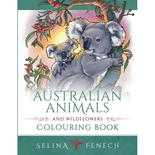 Australian Animals and Wildflowers Colouring Book