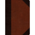 ESV Large Print Wide Margin Bible (Trutone, Brown/Cordovan, Portfolio Design)