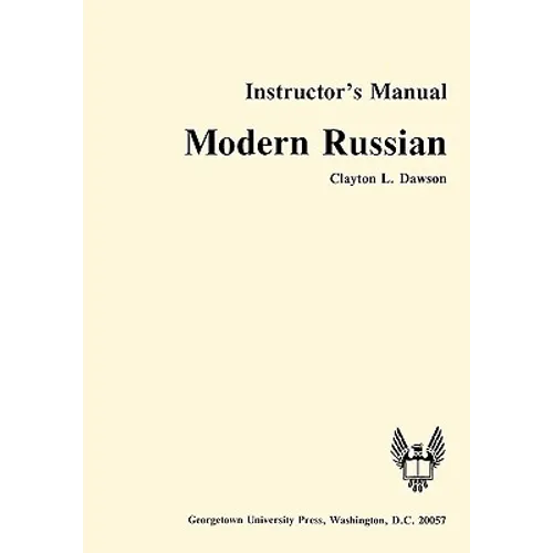 Modern Russian Instructor's Manual