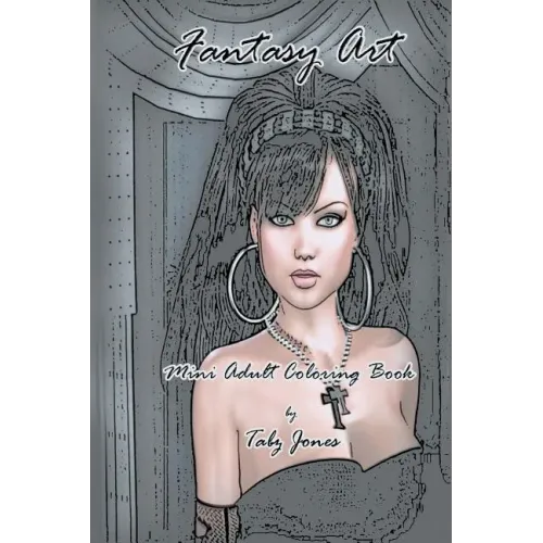 Fantasy Art Mini Adult Coloring Book