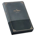 KJV Holy Bible Standard Size Faux Leather Red Letter Edition Thumb Index & Ribbon Marker, King James Version, Gray/Black, Zipper Closure