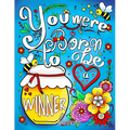 You Were Born to Be a Winner: Inspirational Quotes Coloring Book