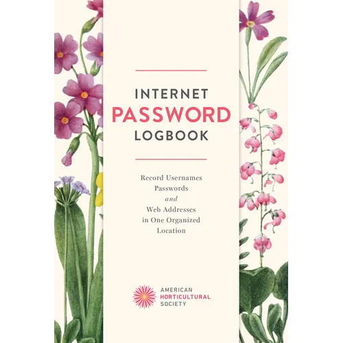 Internet Password Logbook