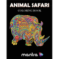 Animal Safari Coloring Book: Coloring Book for Adults: Beautiful Designs for Stress Relief, Creativity, and Relaxation