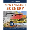 New England Scenery: Grayscale Photo Coloring for Adults