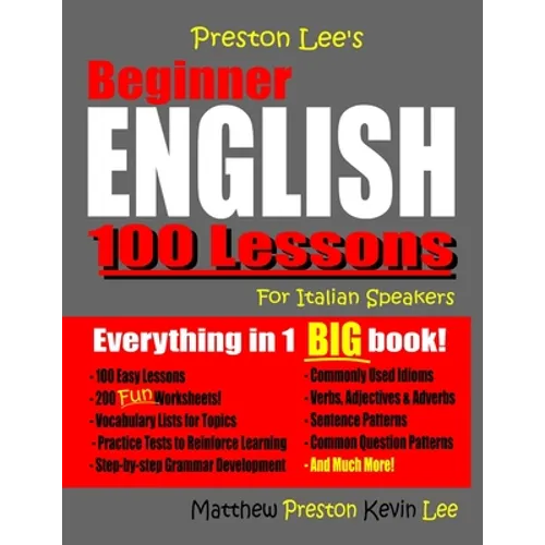 Preston Lee's Beginner English 100 Lessons For Italian Speakers