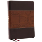 NKJV Study Bible, Leathersoft, Brown, Full-Color, Comfort Print: The Complete Resource for Studying God's Word - Great for Father's Day - Imitation Leather