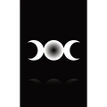 3 Moons Waxing, Waning, and Full Diary, Journal, and/or Notebook: Perfect for Fans of Astrology, Dark Magic, Fantasy, Mindfulness, Occult, Pilates, Wi