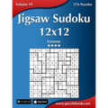 Jigsaw Sudoku 12x12 - Extreme - Volume 19 - 276 Puzzles
