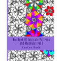 Big Book Of Intricate Patterns and Mandalas vol 1: An Adult Coloring Book for Maximum Stress Inducing
