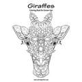 Giraffes Coloring Book for Grown-Ups 1