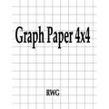Graph Paper 4x4: 150 Pages 8.5" X 11"