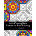 Adult Coloring Book - Patterns for Stress Relieving