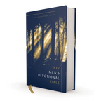Niv, Men's Devotional Bible (by Men, for Men), Hardcover, Comfort Print - Hardcover