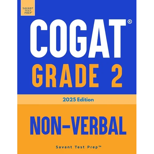 COGAT Grade 2 Non-Verbal: Three Practice Tests - Level 8