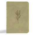 NASB Large Print Compact Reference Bible, Sage Suedesoft Leathertouch