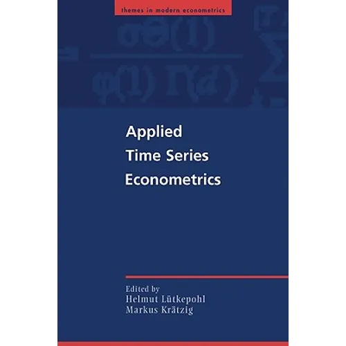 Applied Time Series Econometrics