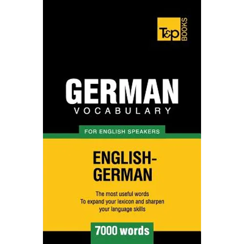 German vocabulary for English speakers - 7000 words