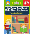 My Baby Can Read 100+ Easy Sentences Improve Spelling Reading And Writing Prompts Skills English Turkish: 1st basic vocabulary with complete Dolch Sig