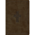 ESV Student Study Bible (Trutone, Olive, Celtic Cross Design) - Imitation Leather