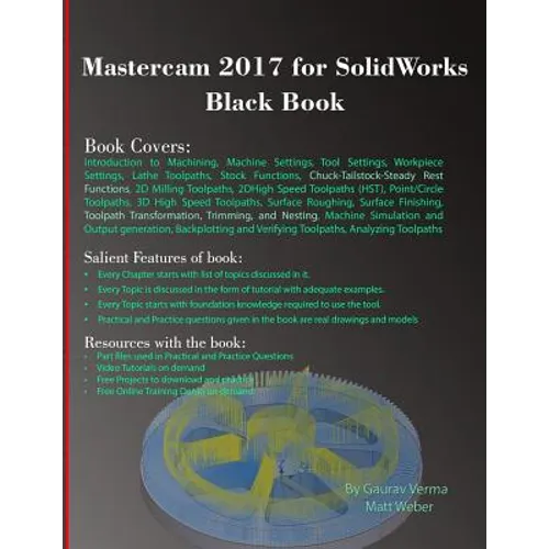 Mastercam 2017 for SolidWorks Black Book