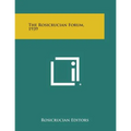 The Rosicrucian Forum, 1939
