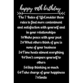 happy49th birthday The 7 Rules of Life