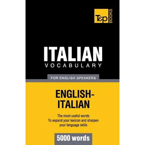 Italian vocabulary for English speakers - 5000 words